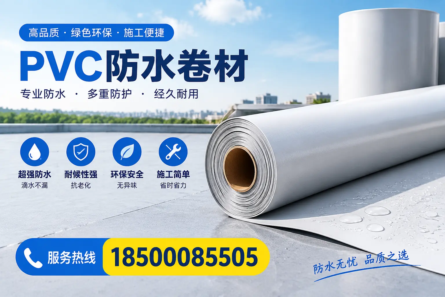 选用PVC防水卷材时需要避开的常见误区，特别是在保定
